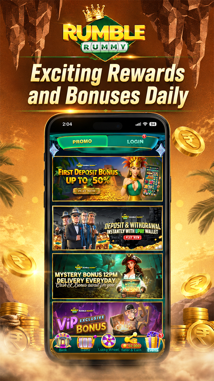 Rumble Rummy Slots Games